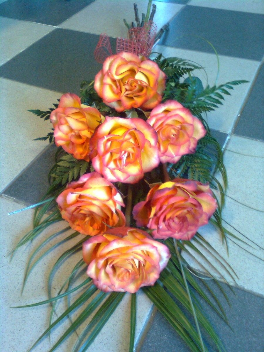 V0025-růže ( 7 kusů )